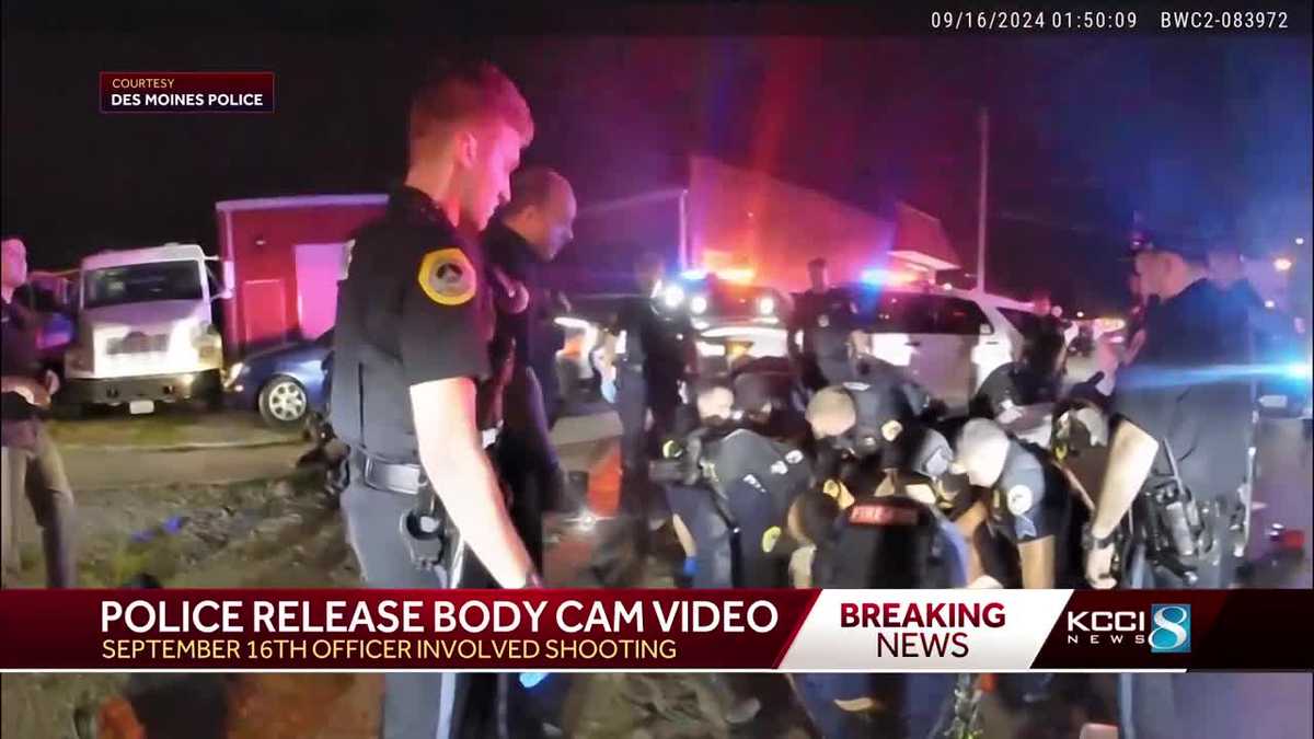 Des Moines police release body-cam video from September fatal shooting