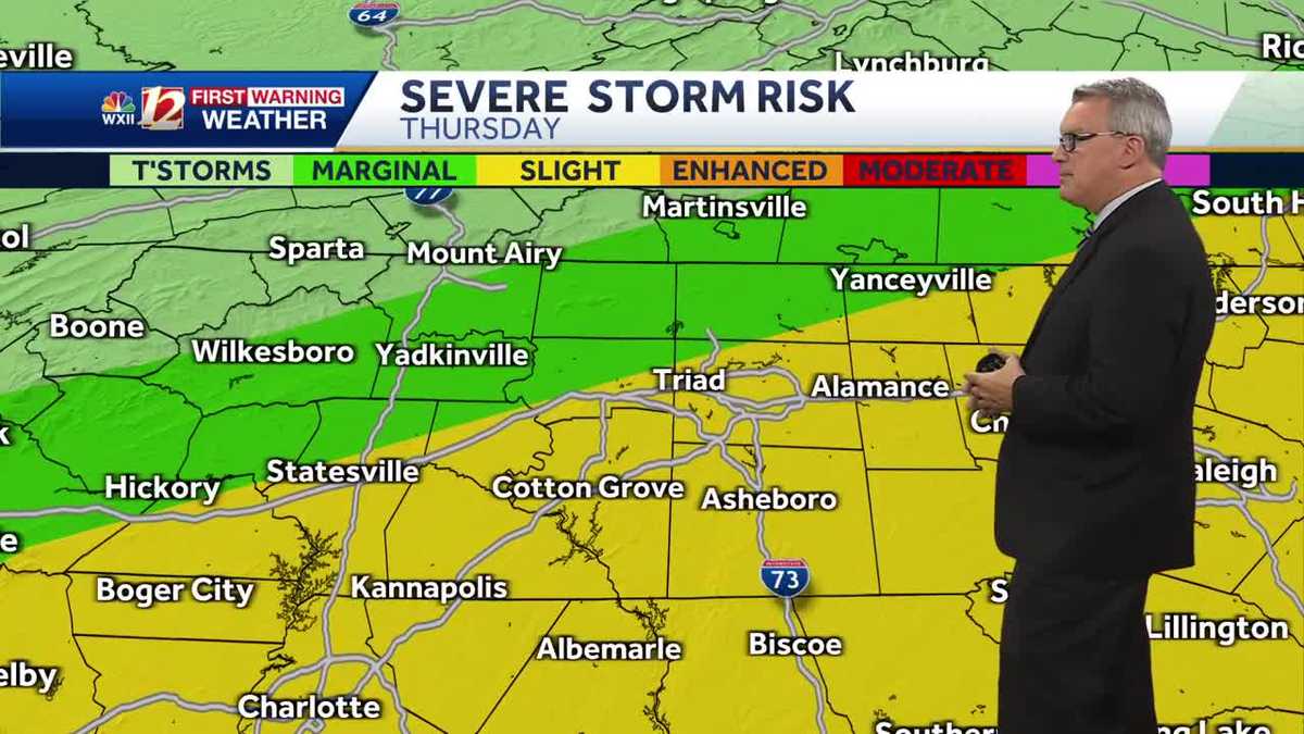 Watch Severe Thunderstorm Threat Begins Early Thursday