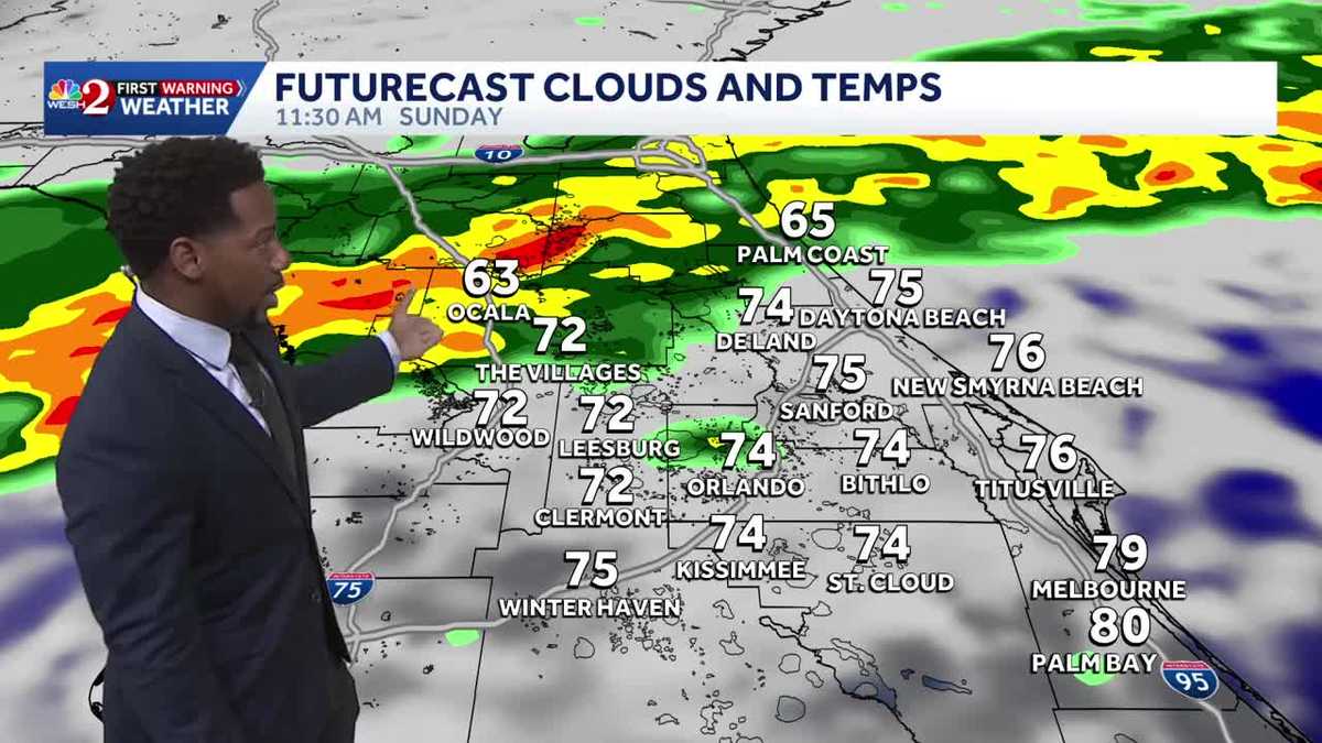 Heavy Rain Showers and Strong Storms Across the Southeast | A Weekend Front Moves Throughout Florida