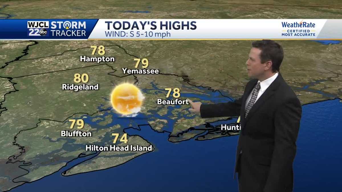 Dry and warm today but showers in the forecast by tomorrow - WJCL