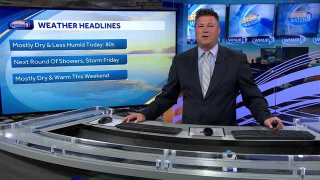 NH forecast: sunshine today with small window for showers 