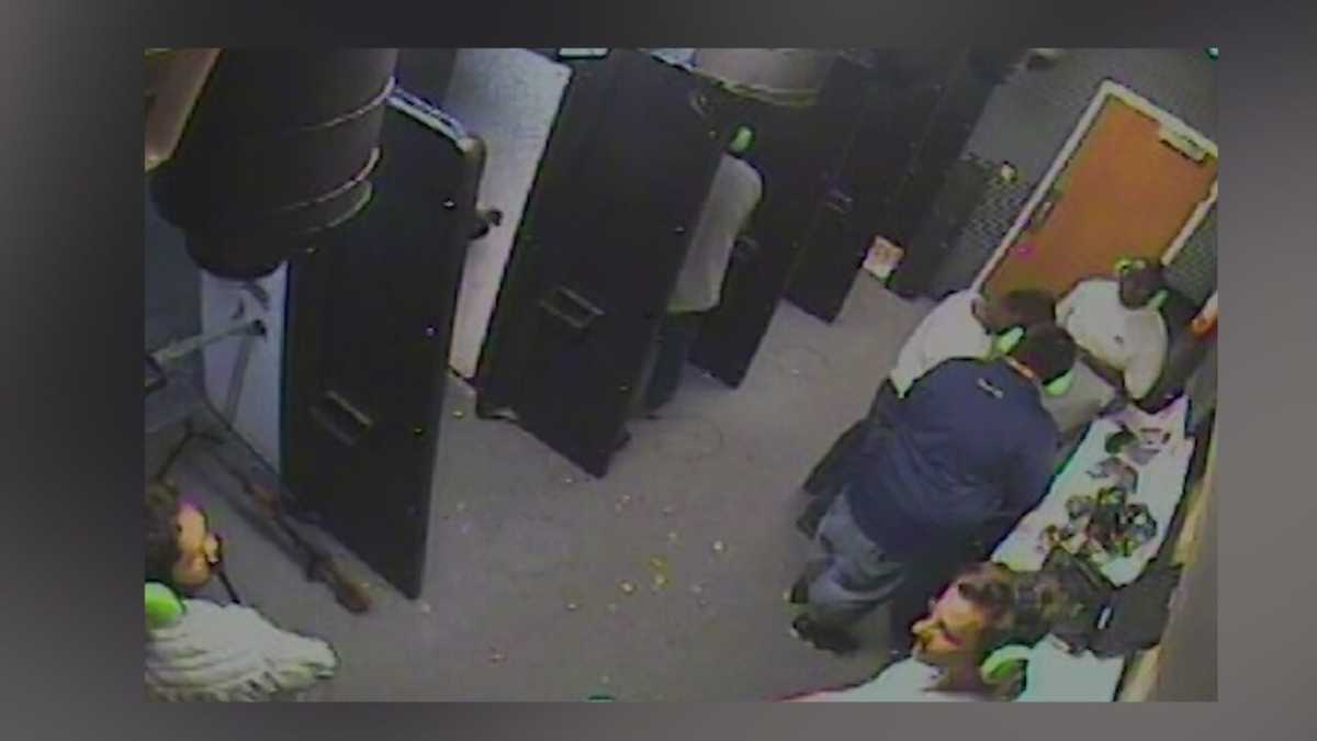 Surveillance video shows accidental shooting at gun range