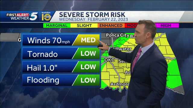 Oklahoma to see severe weather move in early Wednesday morning - Vimarsana News