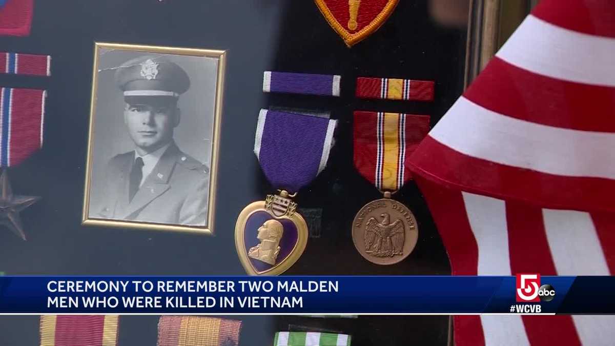 Ceremony remembers two veterans killed in Vietnam