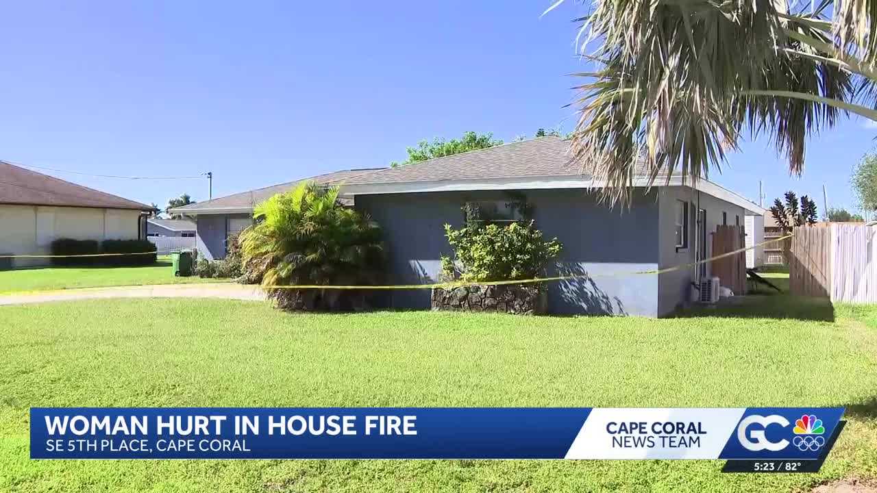 Woman hospitalized after house fire in Cape Coral | Naples FM Talk
