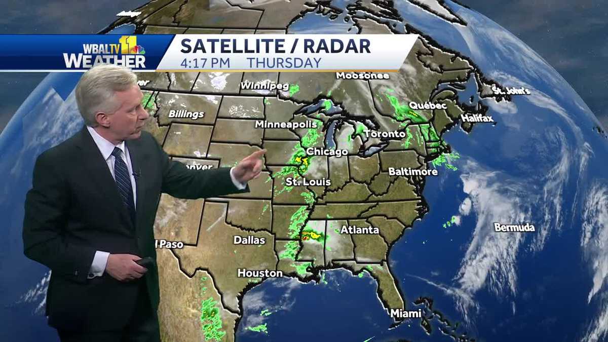 Evening showers Friday before nice weekend ahead