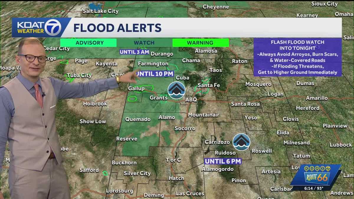 Flooding threats shift & heat builds