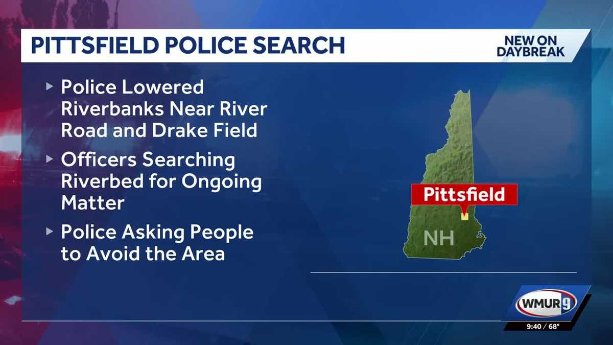 Pittsfield police: Stay clear of riverbanks amid 'ongoing matter'