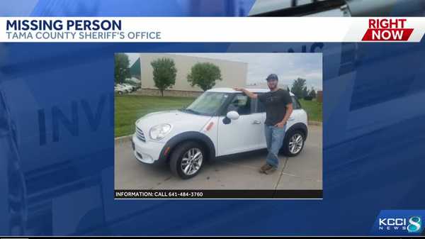 tama county officials seek help in locating missing man