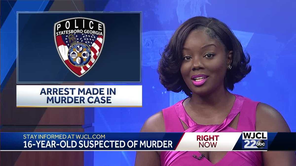 Statesboro Police and U.S. Marshals arrest 16-year-old for murder - WJCL