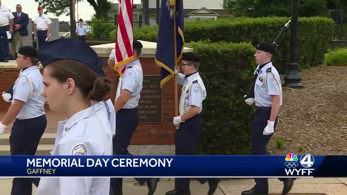 SC, Sen. Lindsey Graham spoke at Memorial Day ceremony in Gaffney