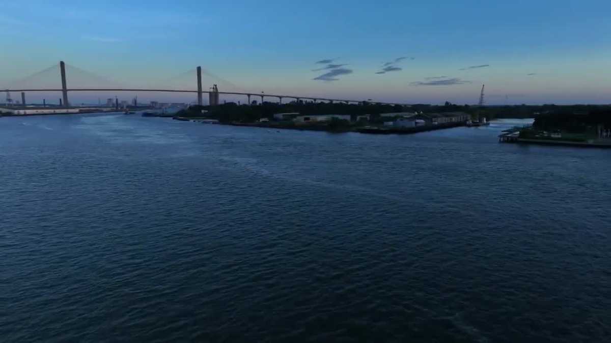 Savannah: Drone video shows aftermath of Tropical Storm Idalia