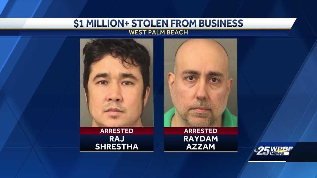 Men accused of stealing $1 million from WPB business