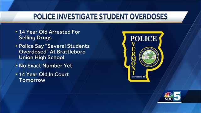Brattleboro Police: Teen arrested for drug sales following student overdoses - Vimarsana News