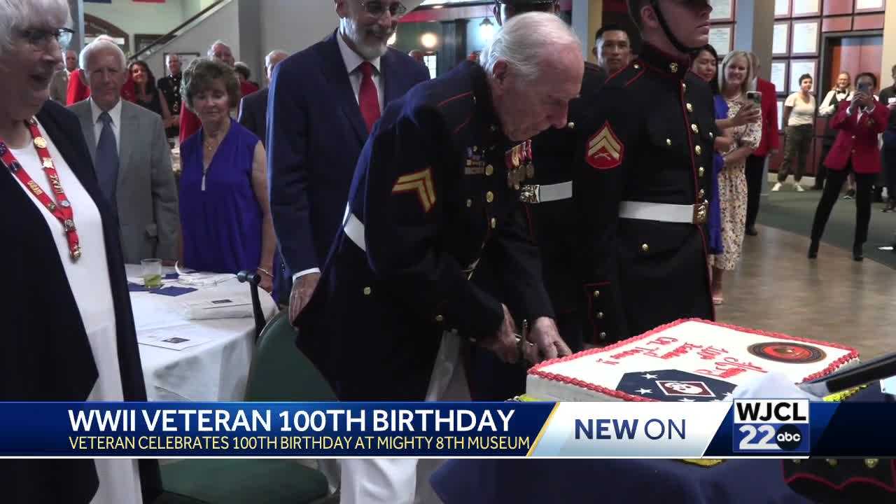 WWII Veteran Celebrates His 100th Birthday