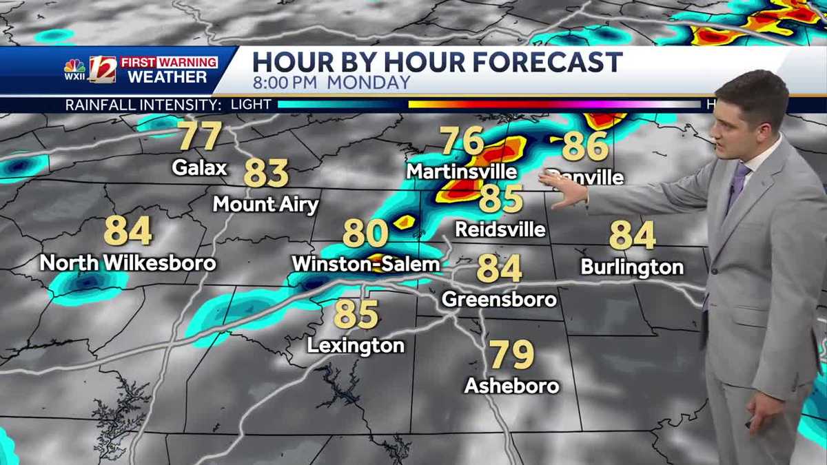Storms could bring gusty winds, isolated flash flooding Monday PM