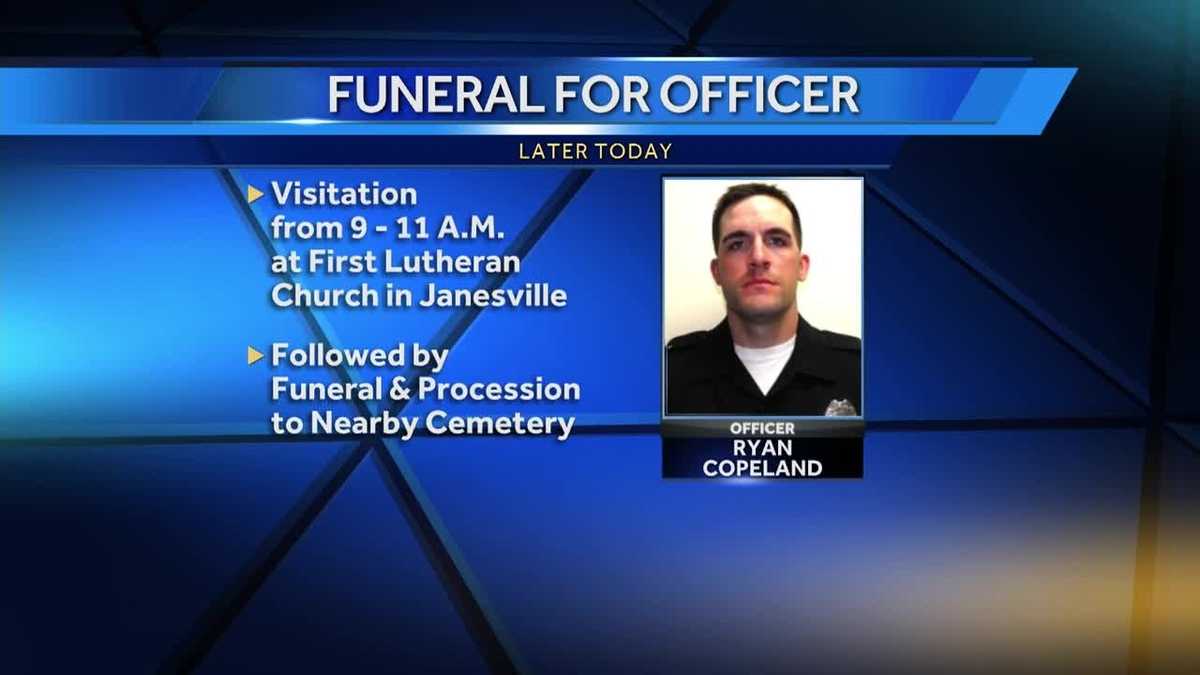 Funeral procession for fallen McFarland officer