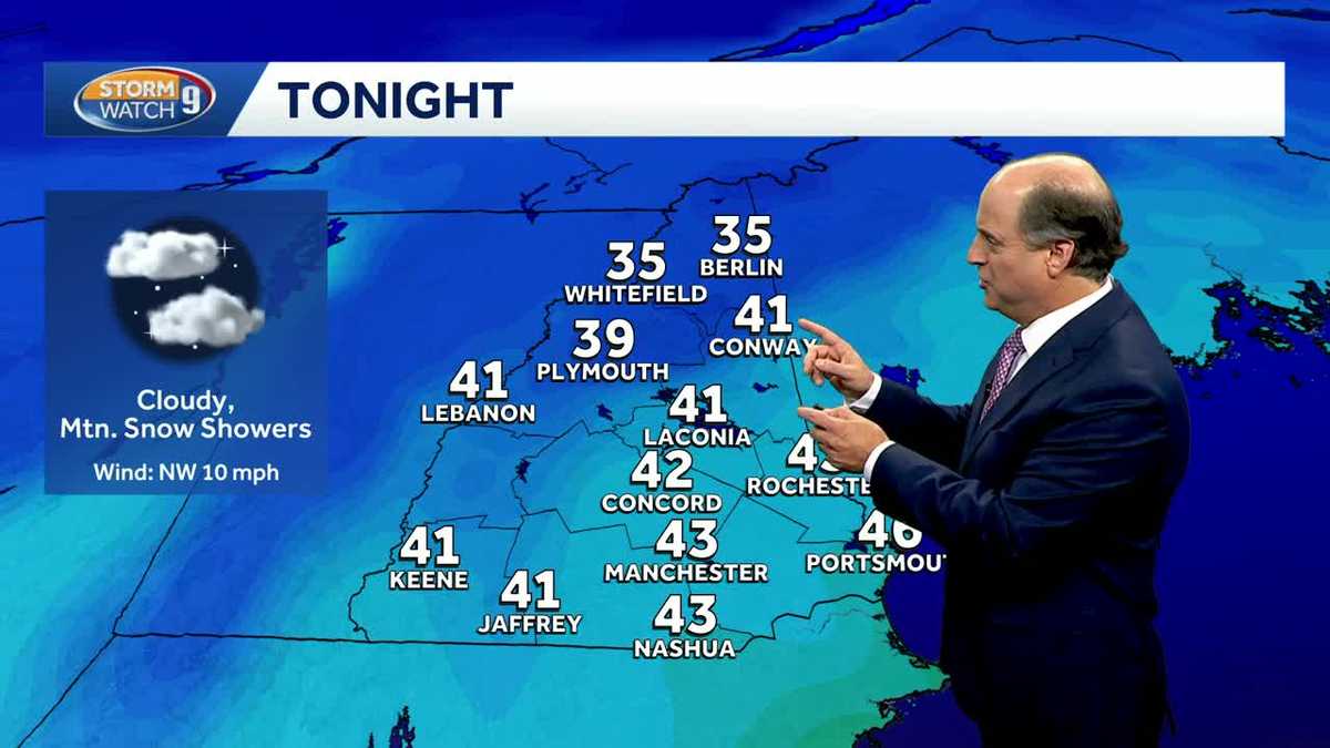 Video: Colder air to start weekend