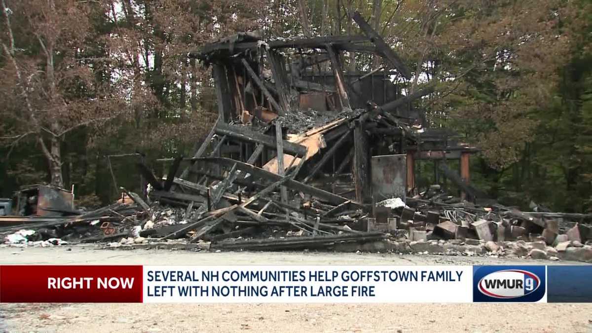 Watch New Hampshire communities gather to support family after