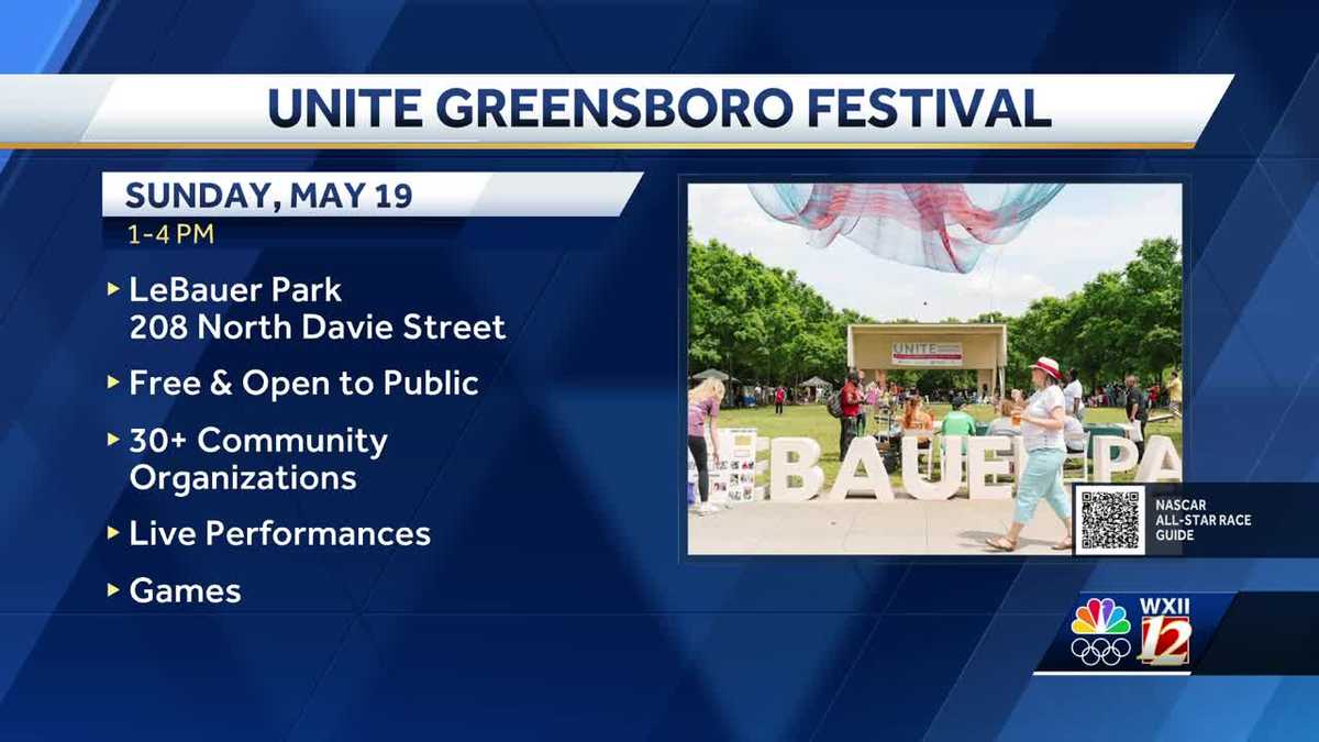 UNITE Greensboro Festival returns to LeBauer Park on Sunday