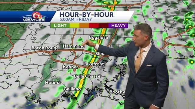 New Orleans record warm cold front severe storms - Vimarsana News