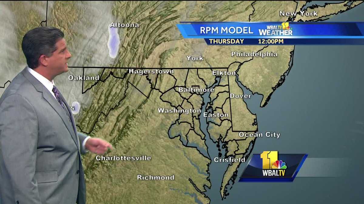 Windy and cooler on Thursday