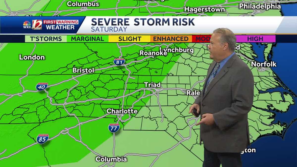 WATCH: Humid with Severe Storm Risk Saturday