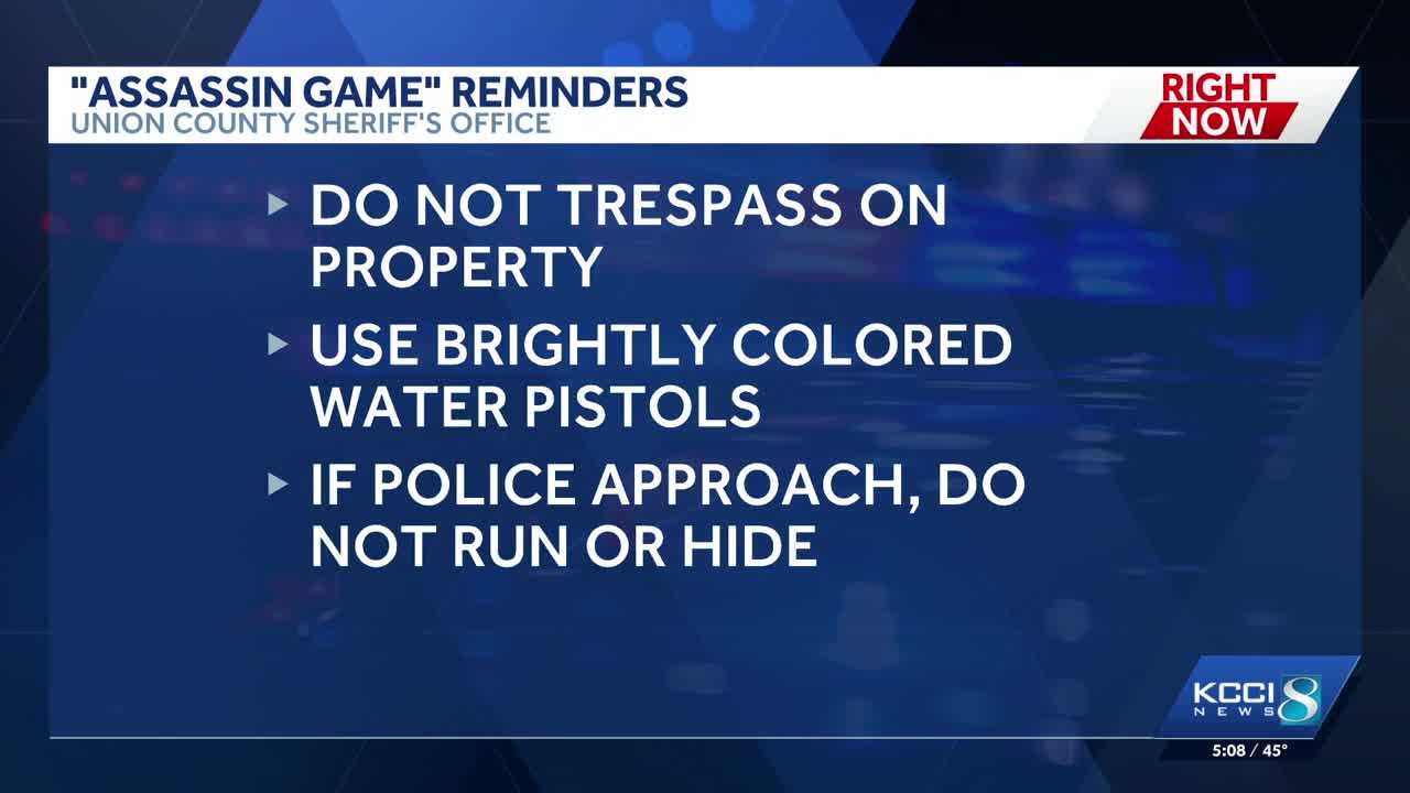 Union County Sheriff's Office warns of 'Senior Assassin' game