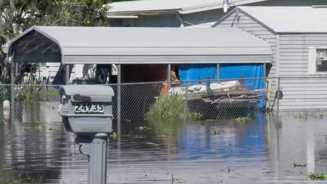 St. Johns River fooding homes in Astor, Lake County - Vimarsana News