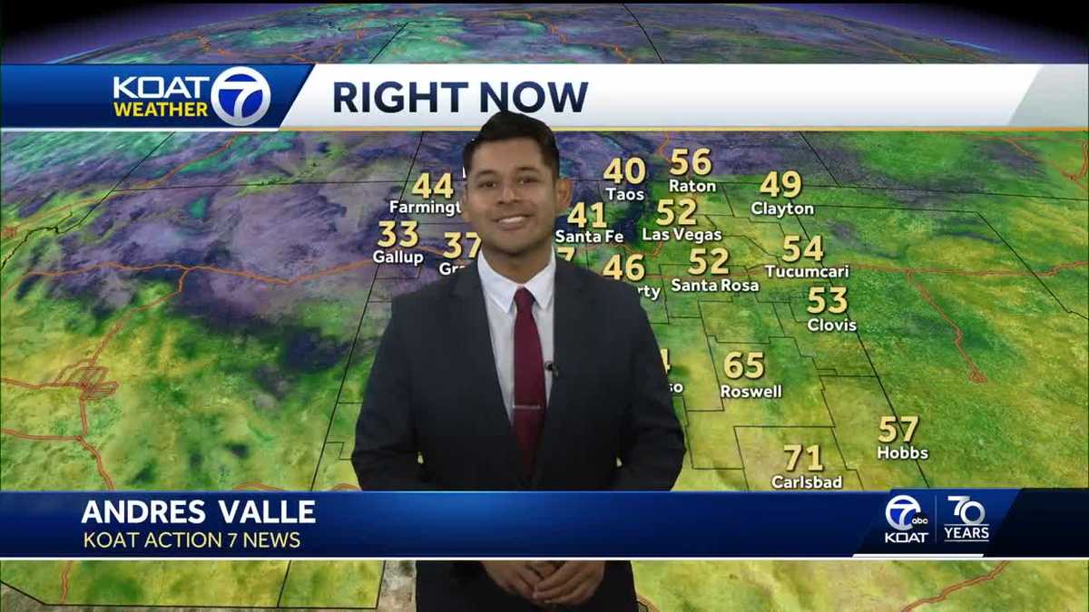 Cooler temps and gusty winds are headed for New Mexico