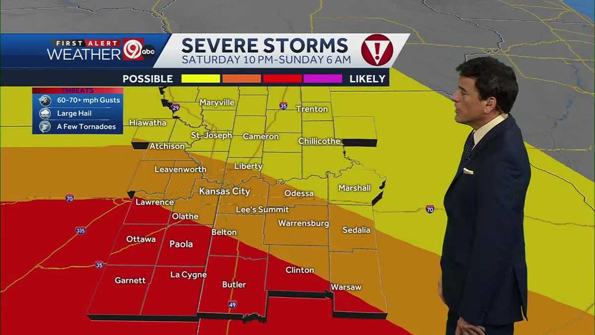 Kansas City could see severe storms on radar over Memorial Day weekend