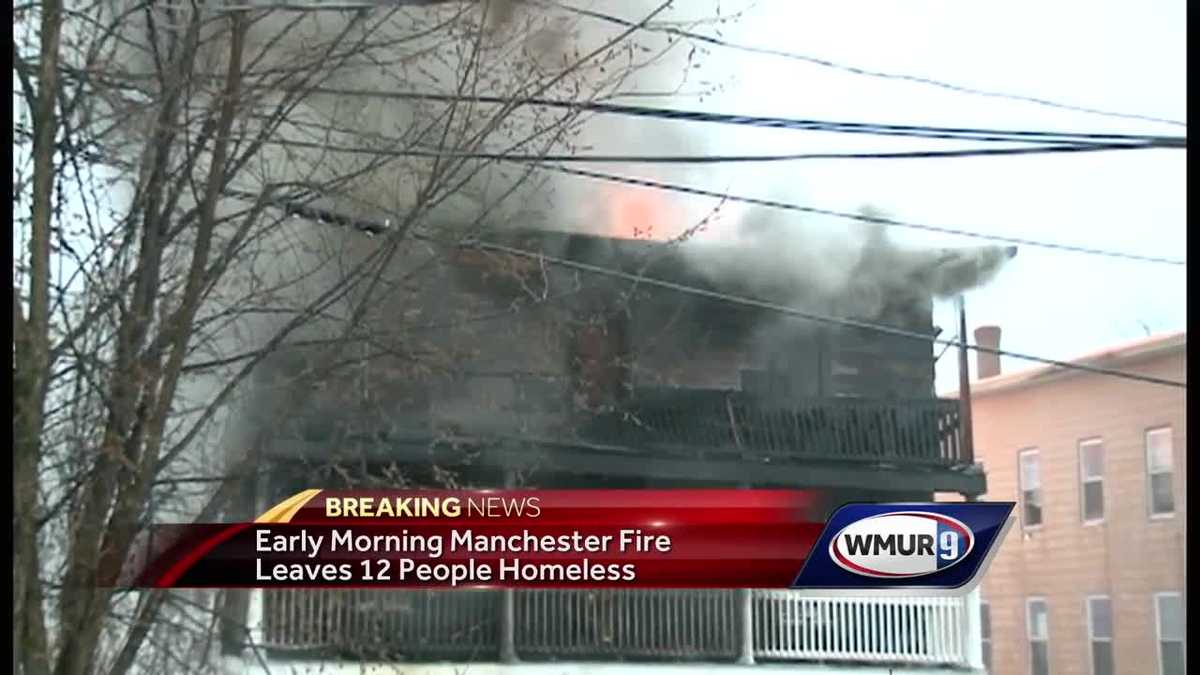 At least 12 people displaced after Manchester fire