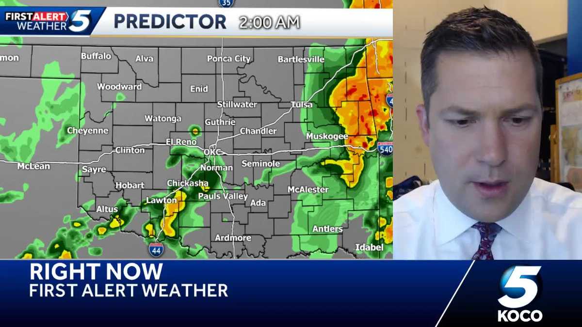 Storm timeline overnight