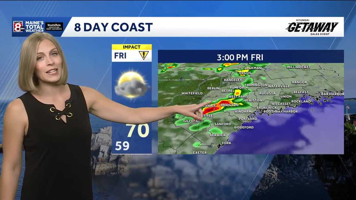 Warm today, strong t-storms Friday