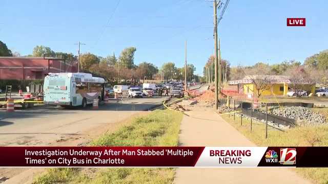 North Carolina: Man stabbed on CATS city bus in Charlotte - Vimarsana News