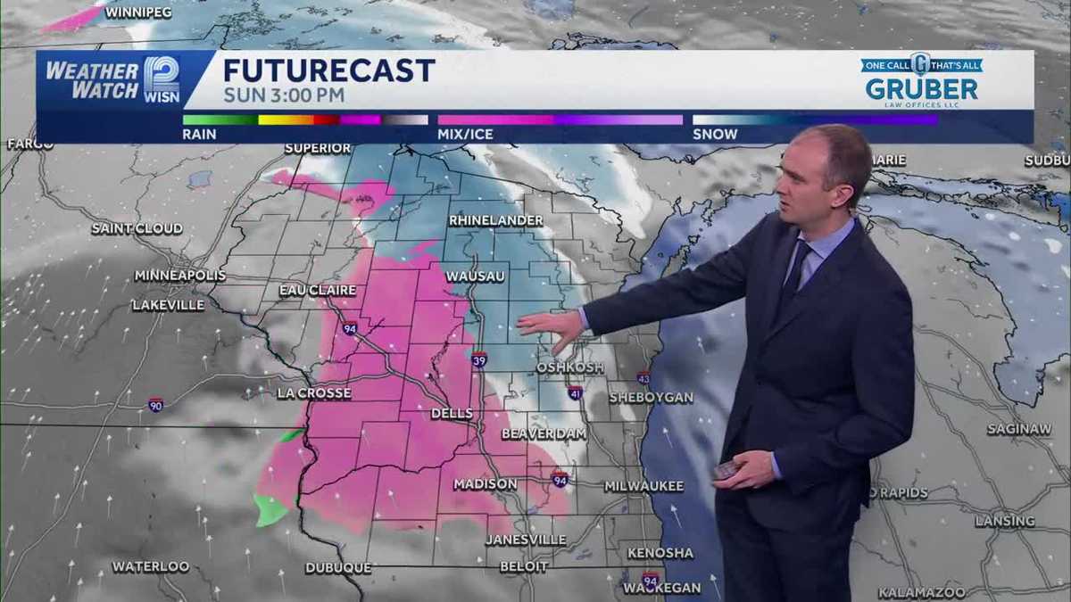 Weather: Sunday Snow Chance