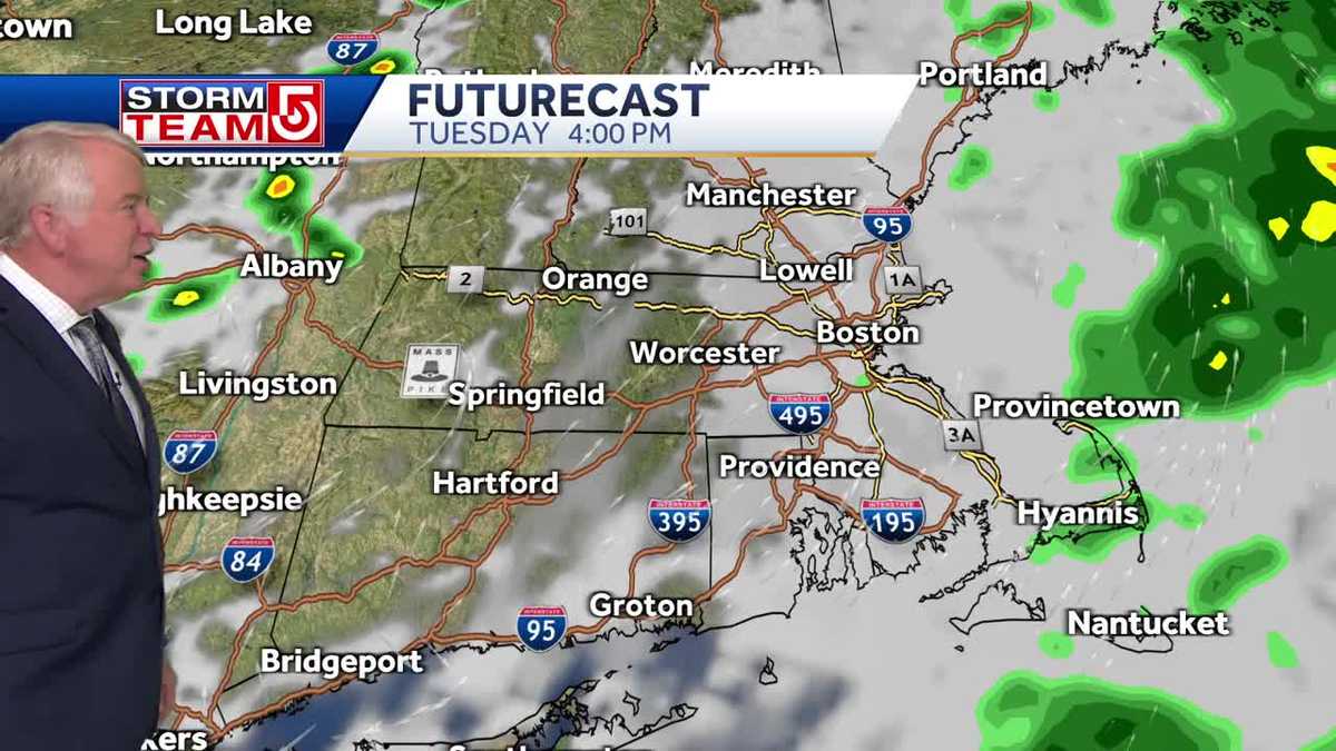 Video: Clouds remain, scattered showers move in tonight