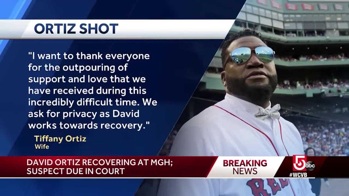 Big Papi 'stable, awake and resting comfortably,' wife Tiffany Ortiz says  in first statement since shooting