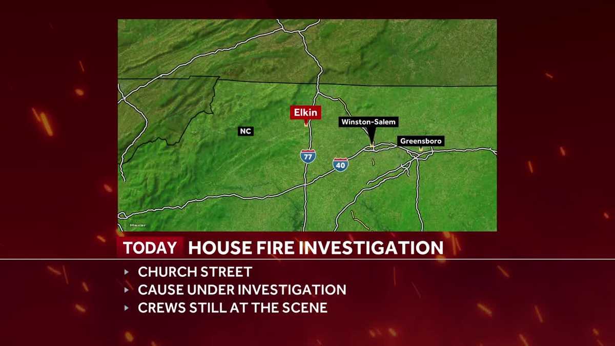 House fire under investigation in Elkin, fire chief confirms
