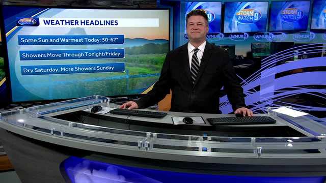 NH forecast video: Warm afternoon except along coast