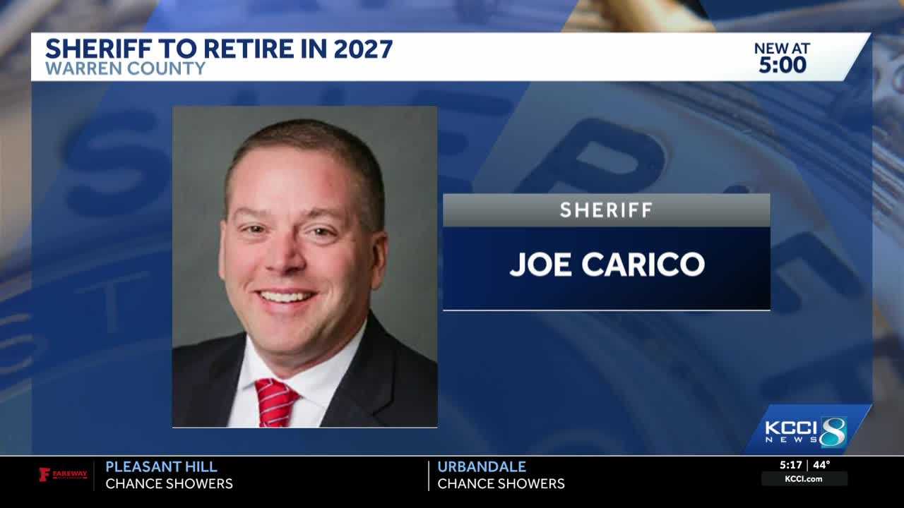 Warren County Sheriff Joe Carico to retire next year