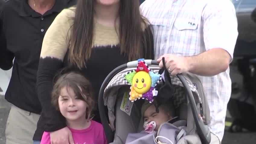 8-month-old girl welcomed home after treatment in Boston for rare medical condition - Vimarsana News
