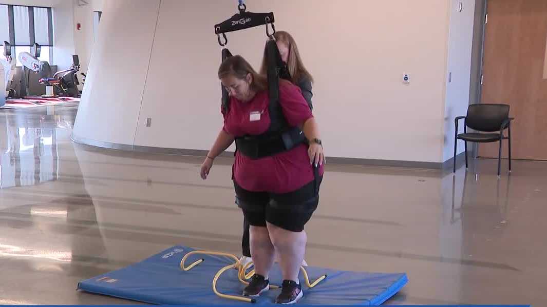 Mother learns to walk again with help from new technology at UofL Health