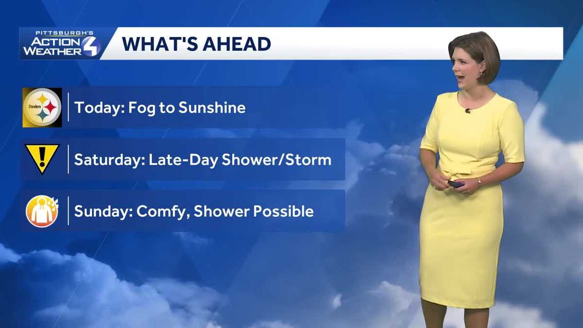 Western PA: Pleasant today, dodging weekend showers
