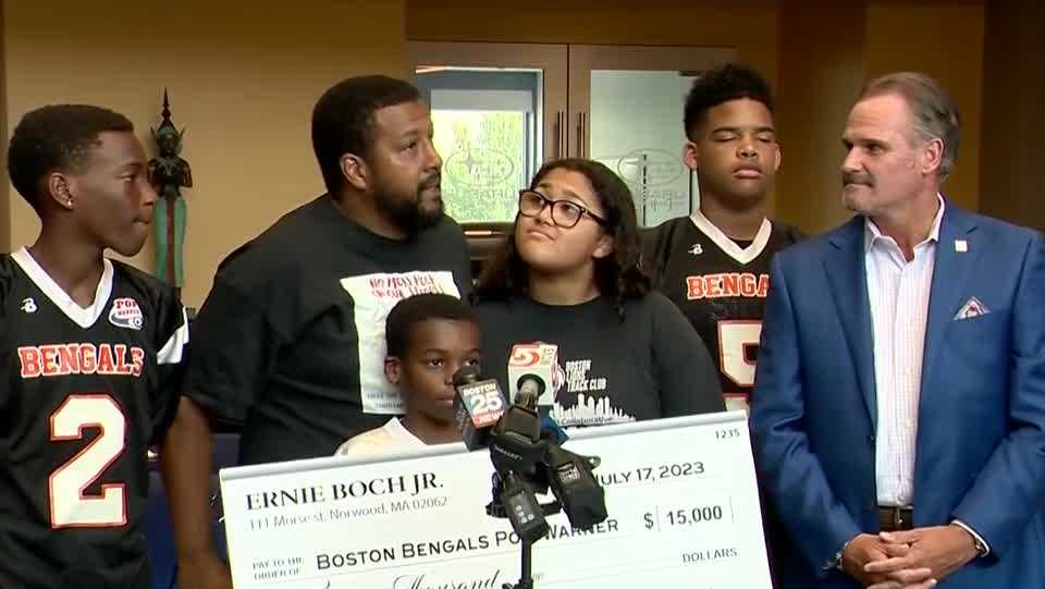 Wake Up Call: Ernie Boch Jr. donates thousands to football team