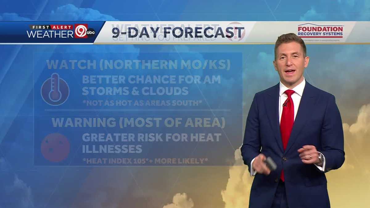 Multiple days of intense heat lie ahead