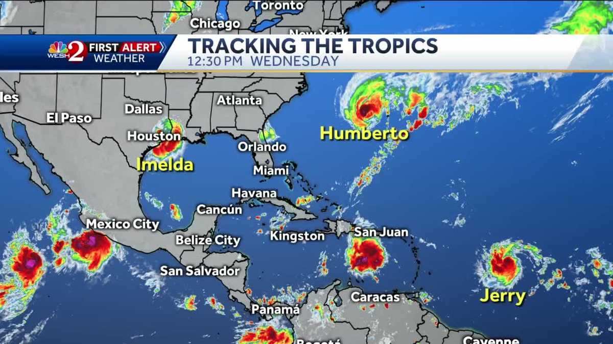Tracking the tropics and some afternoon showers