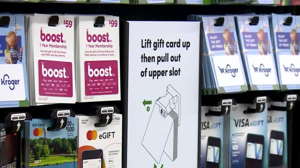 Kroger rolls out security measures to combat gift card scams