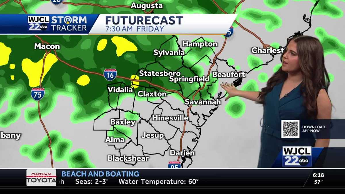 Dry for the middle of the week but widespread showers return for the ...