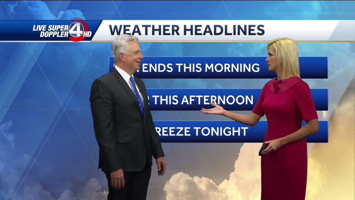 Michael Cogdill does the weather on WYFF News 4